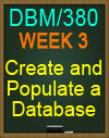 DBM/380 Create and Populate a Database